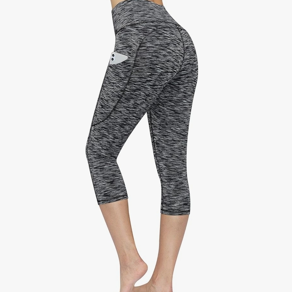 Capri Yoga Leggings High Waisted Women's Small